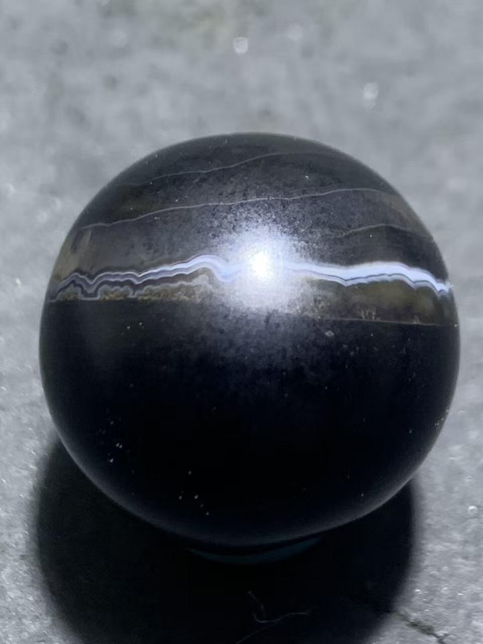 天眼药师玛瑙通货随形2.0圆珠一颗