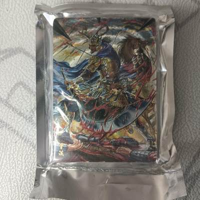 花开卡拍第42期（10月12号周日截拍，品控勿拍!!!拍品不寄存，运费5元，自制卡难免瑕疵，可能存在轻微撞角爆边等出厂瑕疵，品控介意勿拍！） - 卡玩帕克，雄图三国，第一弹，粗闪九张，未拆封品相未知无法售后介意勿拍