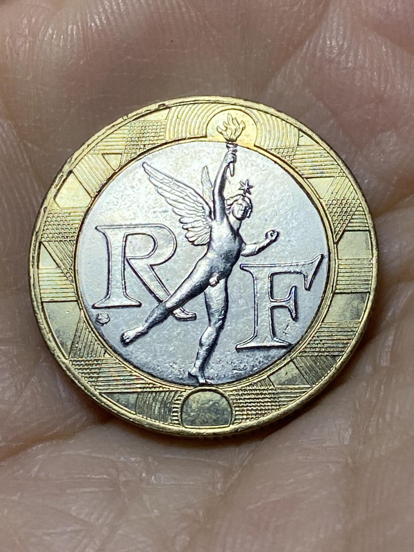 2025年第一百零八场(总第一百三十四场）外国好品散币(免佣金) 法国🇫🇷1990年10法郎(分段边齿版)