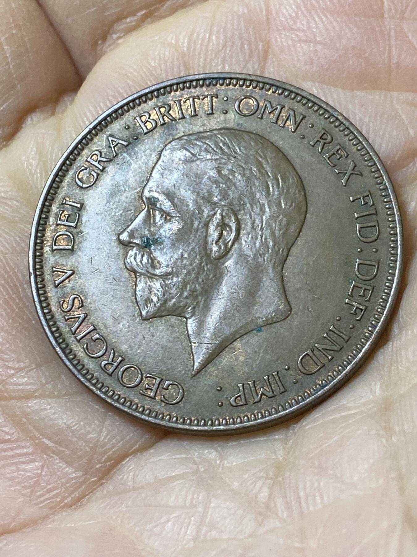 2025年第一百零八场(总第一百三十四场）外国好品散币(免佣金) 英国🇬🇧1935年1便士(乔治五世第三版)
