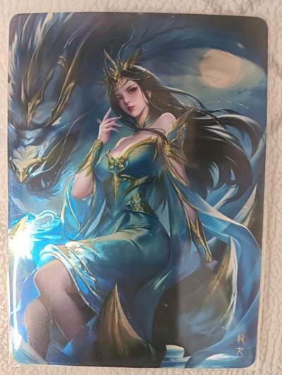 花开卡拍第42期（10月12号周日截拍，品控勿拍!!!拍品不寄存，运费5元，自制卡难免瑕疵，可能存在轻微撞角爆边等出厂瑕疵，品控介意勿拍！） - 茉莉，光刻龙女，满四百赠卡
