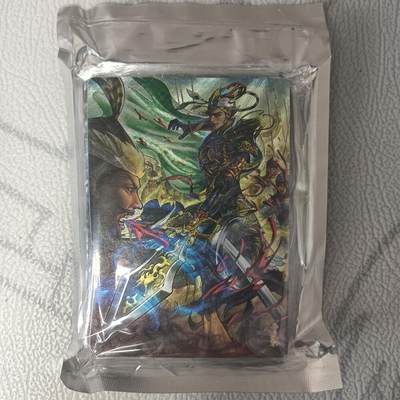 花开卡拍第42期（10月12号周日截拍，品控勿拍!!!拍品不寄存，运费5元，自制卡难免瑕疵，可能存在轻微撞角爆边等出厂瑕疵，品控介意勿拍！） - 卡玩帕克，雄图三国，第二弹，粗闪九张，未拆封品相未知无法售后介意勿拍