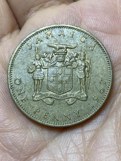 2025年第一百零八场(总第一百三十四场）外国好品散币(免佣金) - 牙买加🇯🇲1967年1便士