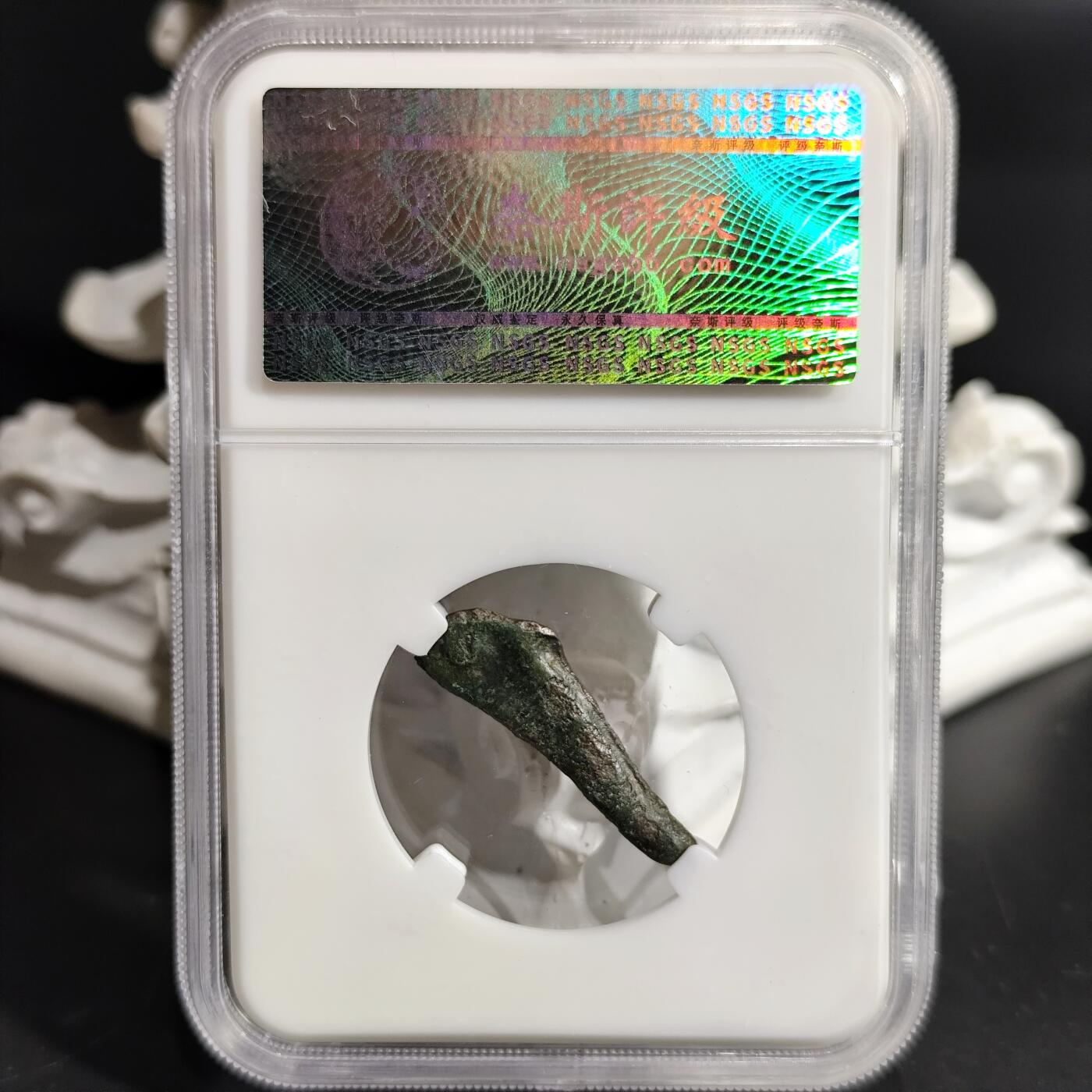 希腊罗马丝路打制币化石【中外钱币放漏】专场！陆小鱼的钱币仓，限时拍卖第080场 公元前5世纪 古希腊 奥尔比亚海豚铜币（独特的非打制工艺钱币）