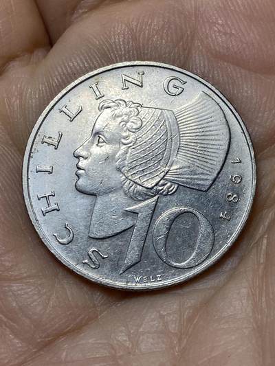 2025年第一百零八场(总第一百三十四场）外国好品散币(免佣金) - 奥地利🇦🇹1984年10先令