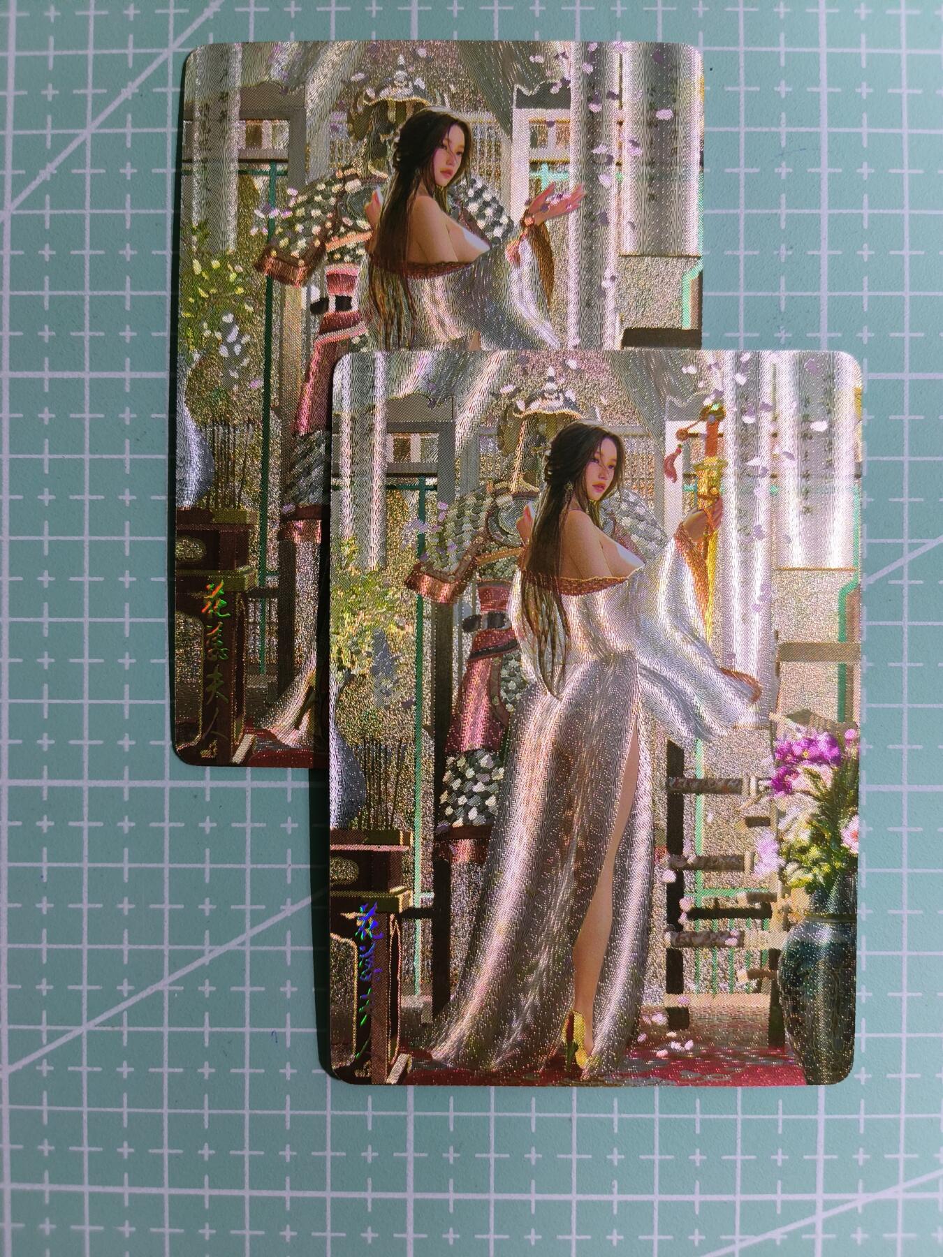 C先生卡牌 第14期 《神州百花谱》《Art系列》《人间传》持续收拍品中... 【粗闪】燎原×刷子《人间传》花蕊夫人 双服饰
