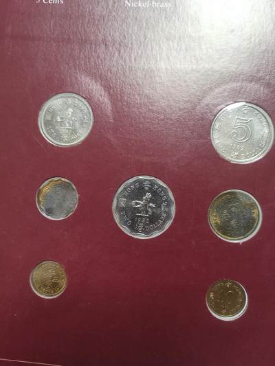 巨藏钱币第四期10月13号20点开拍 香港硬币含1979年五仙稀少年份富兰克林邮币卡封装