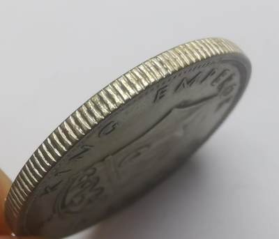 巨藏钱币第四期10月13号20点开拍 英属斐济1935年1福克银币11.2克乔治六世