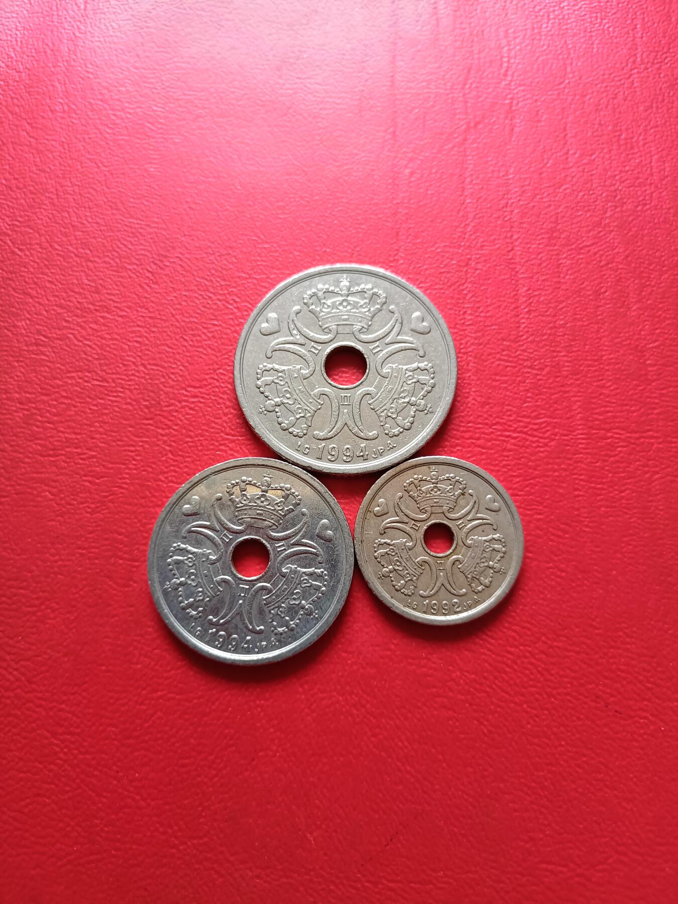 【云涧收藏】第七十场 丹麦1、2、5克朗3枚《2》