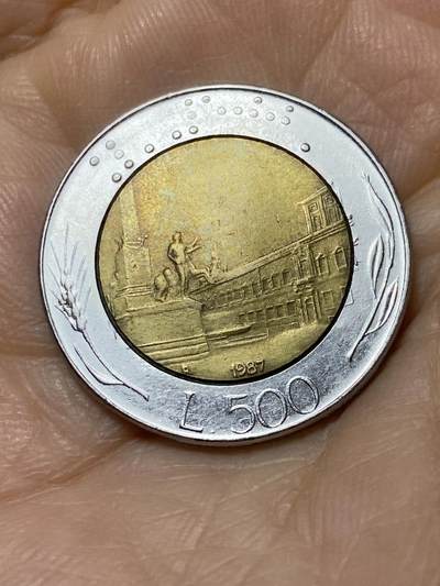 2025年第一百零八场(总第一百三十四场）外国好品散币(免佣金) - 意大利🇮🇹1987年500里拉