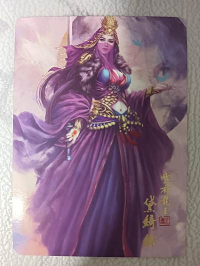 花开卡拍第42期（10月12号周日截拍，品控勿拍!!!拍品不寄存，运费5元，自制卡难免瑕疵，可能存在轻微撞角爆边等出厂瑕疵，品控介意勿拍！） - 阿毛原创，寻梦武侠，紫衫龙王，金边卡
