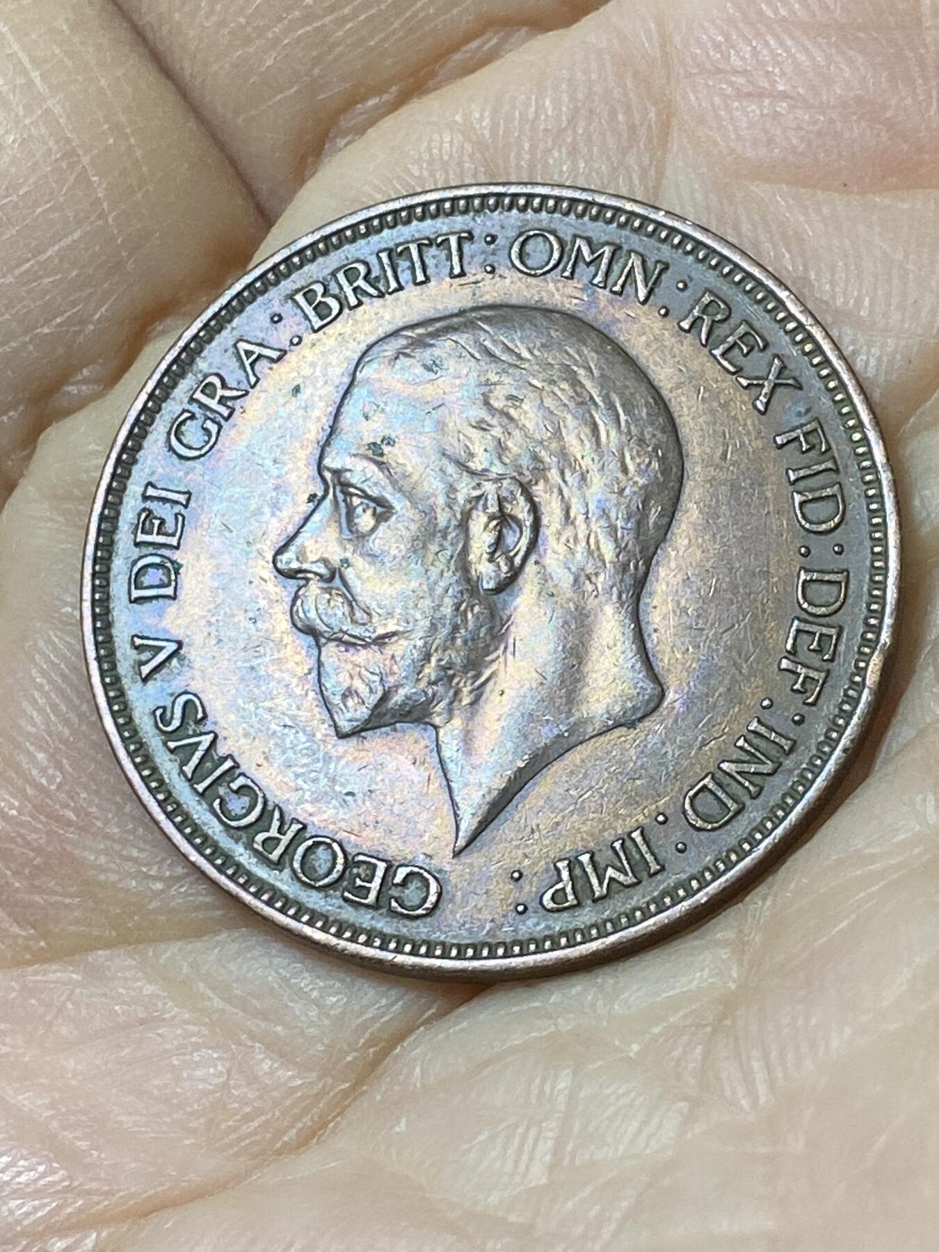 2025年第一百零八场(总第一百三十四场）外国好品散币(免佣金) 好品–英国🇬🇧1929年1便士(乔治五世第三版)