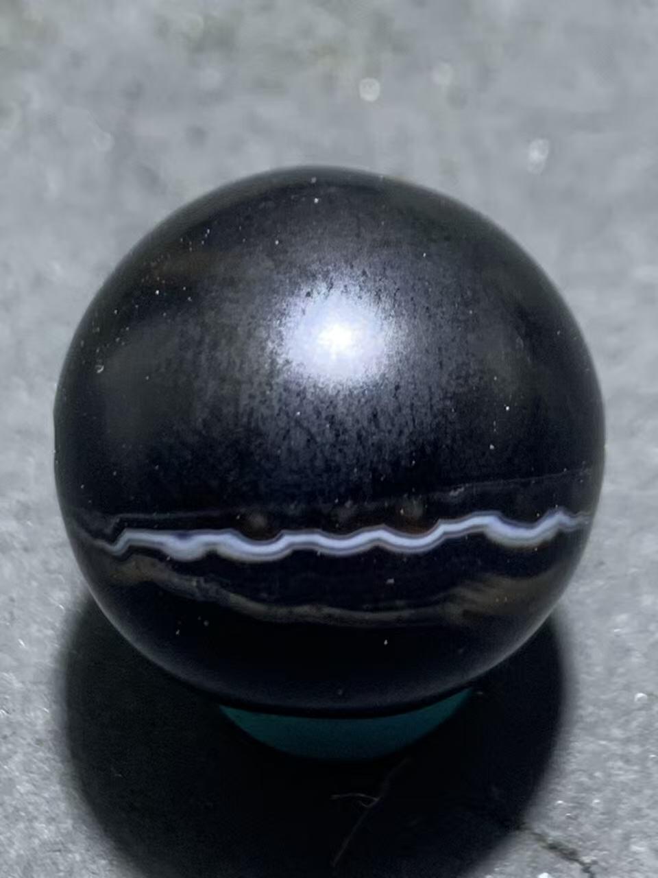 天眼药师玛瑙通货随形2.0圆珠一颗