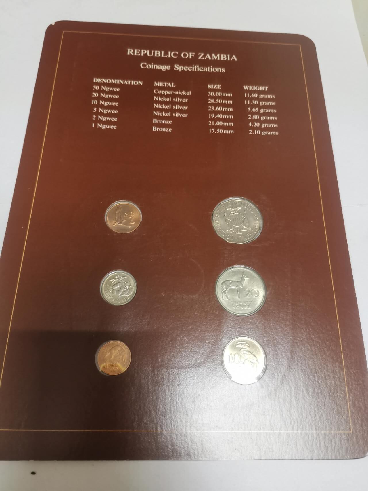 巨藏钱币第四期10月13号20点开拍 赞比亚硬币富兰克林邮币卡封装