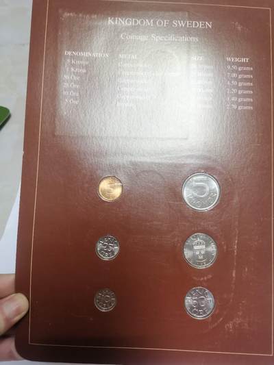 巨藏钱币第四期10月13号20点开拍 瑞典硬币富兰克林邮币卡封装