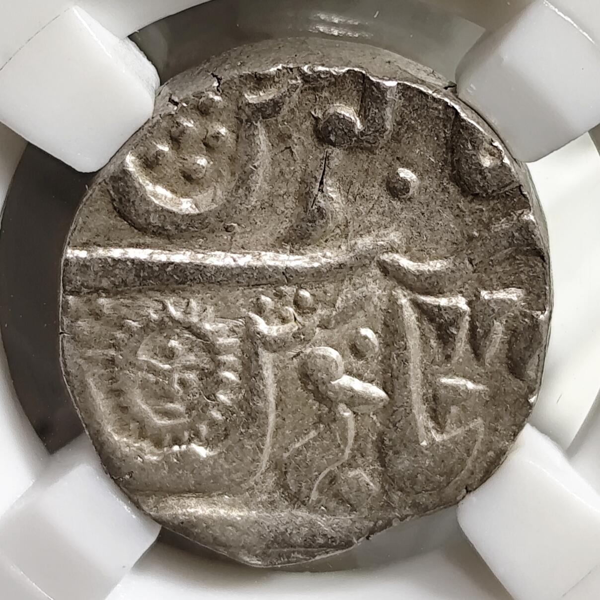 希腊罗马丝路打制币化石【中外钱币放漏】专场！陆小鱼的钱币仓，限时拍卖第080场 MS原光 印多尔邦 太阳神像银币11.2g