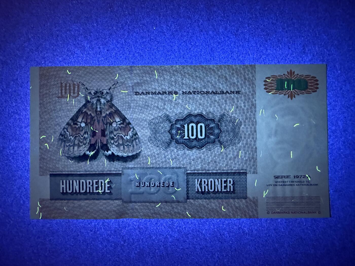 《艾美收藏》第215期-10.12周日外币畅拍 丹麦100克朗 UNC 彩蝶再版