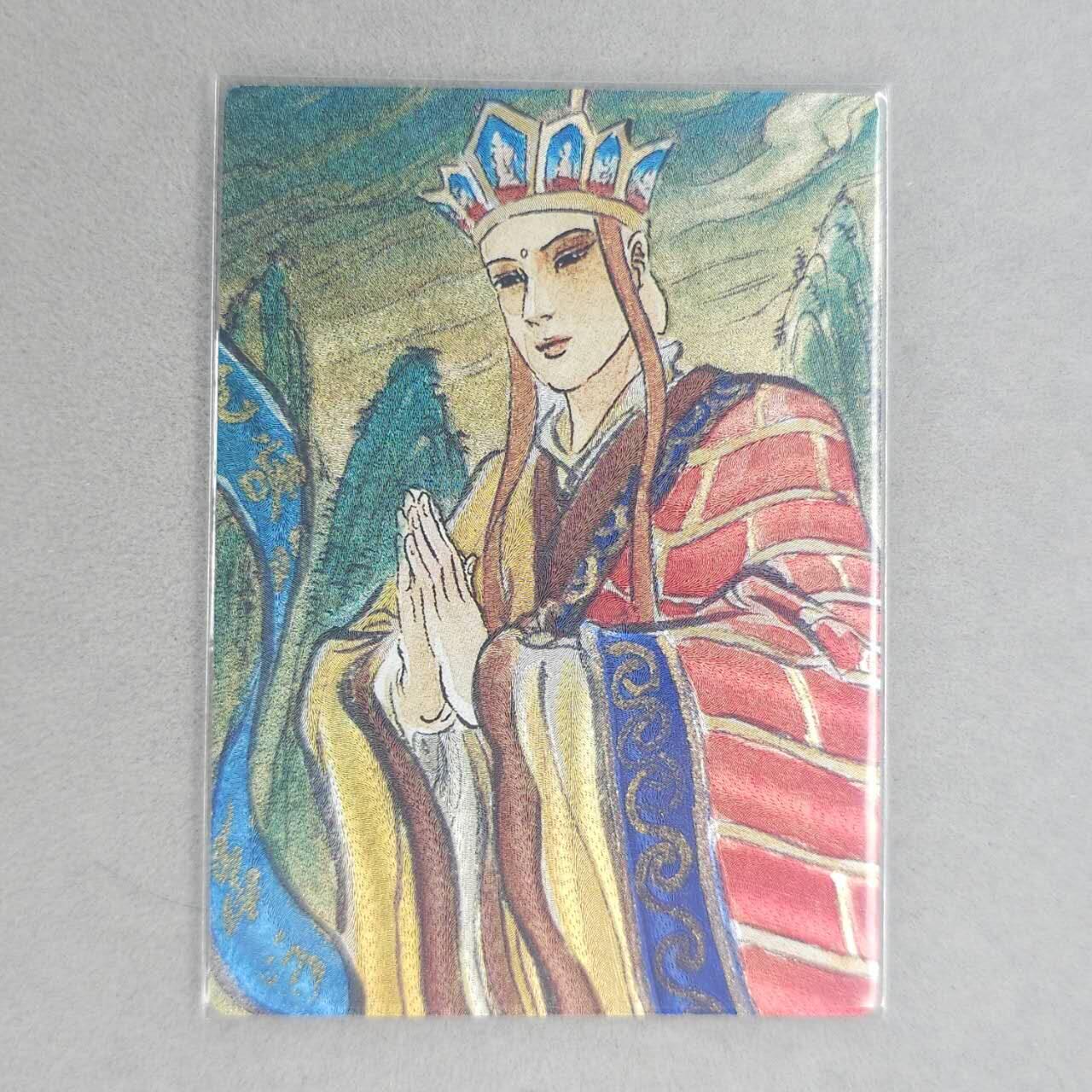 龙虎卡牌第五十九场（无佣金，满120包邮，周六晚上结拍，欢迎送拍） 粗闪卡 昆仑万象 权迎东手绘复刻-西游唐僧