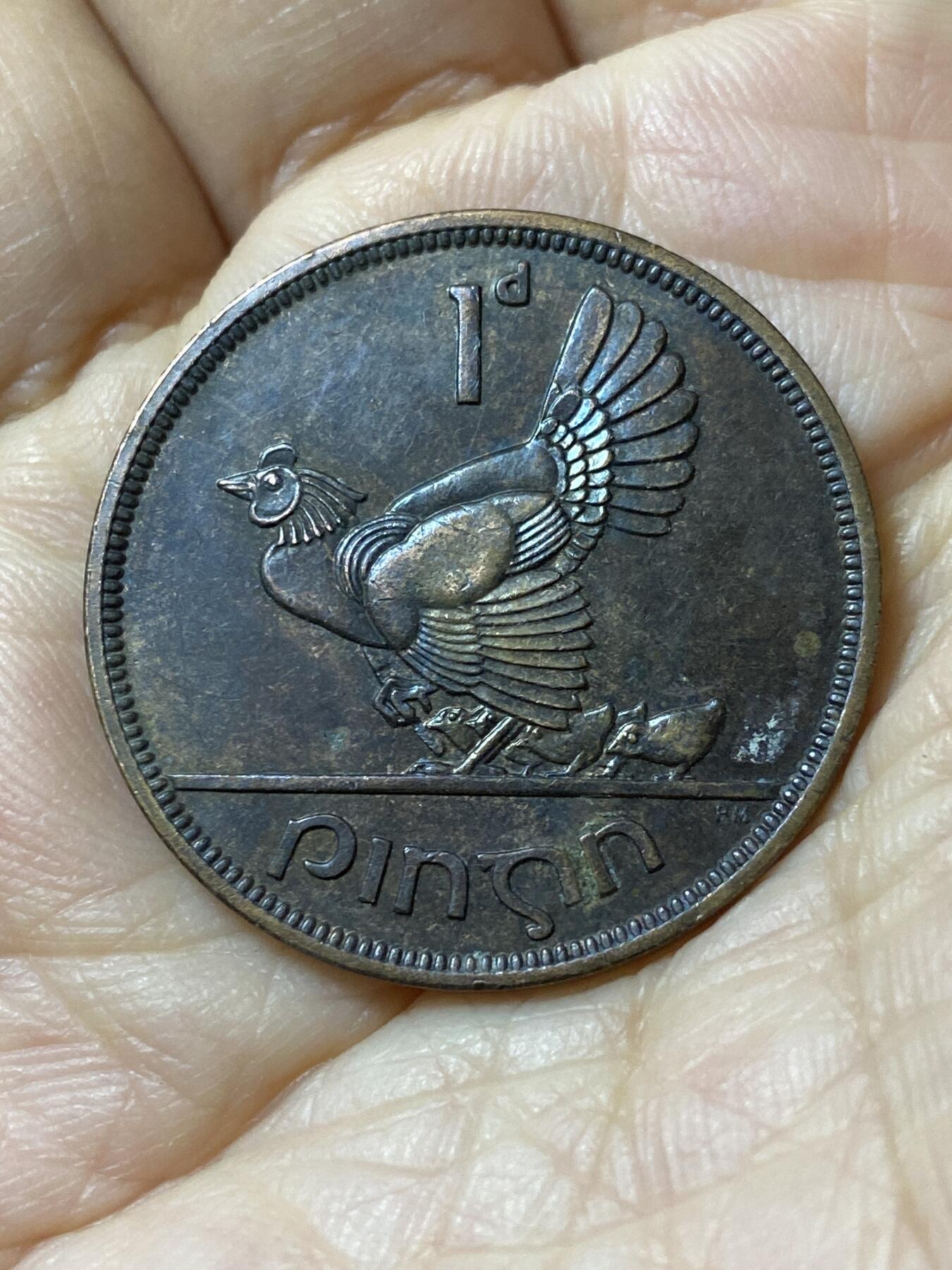 2025年第一百零八场(总第一百三十四场）外国好品散币(免佣金) 爱尔兰🇮🇪1949年1便士(共和国时期第一套)