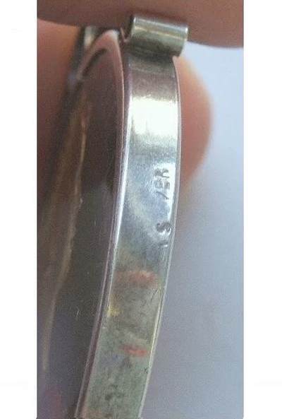 【旋风钱币】10月25日19:00准时开拍 精美欧洲币章、第三帝国钱币、精美项链等 全场包邮 纯手工 马恩岛1975年 伊丽莎白+猞猁珐琅彩镀金高浮雕精制币章吊坠 带银环