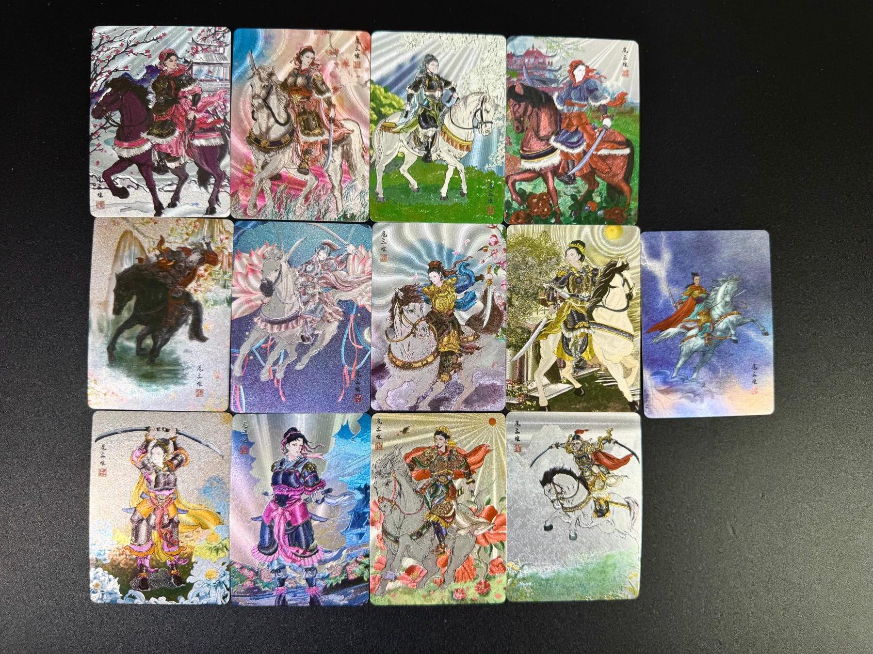 NO.12 好又多金牌大场，金戈铁马+美女如云，每周一站式配齐，方便凑单！（周6晚6点半截拍，卖家送拍0抽成！） 十二花神扈三娘+特卡 粗闪 13张一套