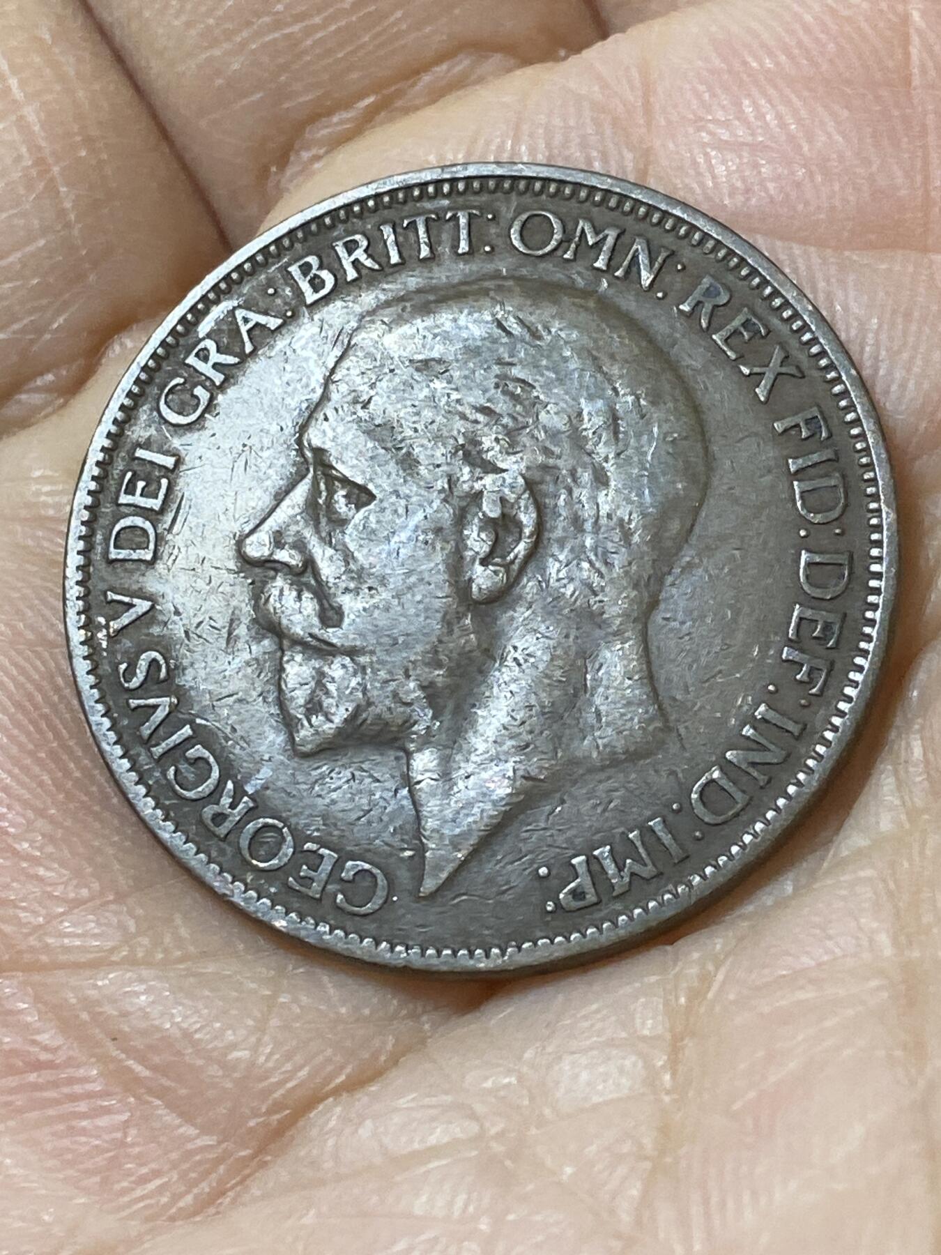2025年第一百零八场(总第一百三十四场）外国好品散币(免佣金) 英国🇬🇧1927年1便士(乔治五世第二版，关门年仅发行2年)