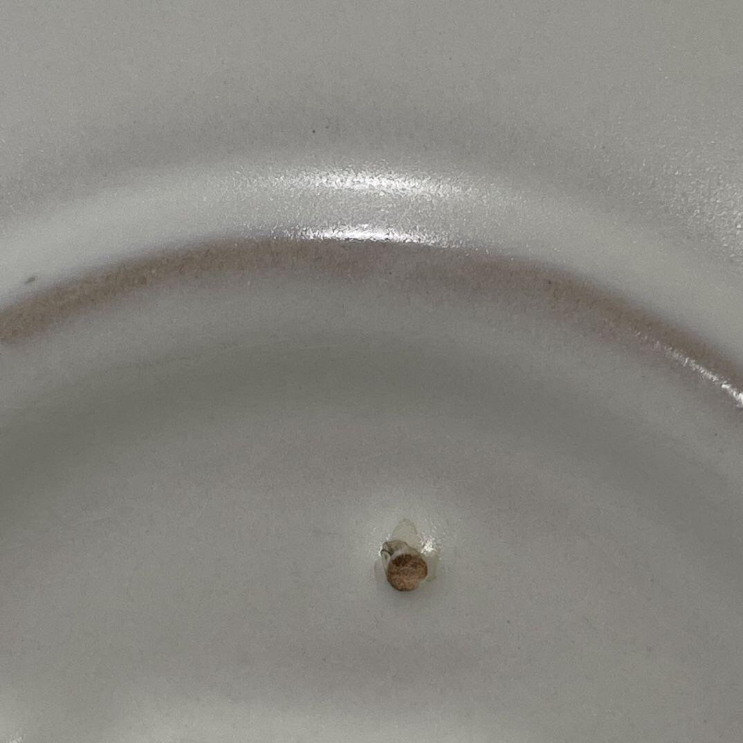 听雨轩 古玩陶瓷 汝瓷清凉寺御制仿古双兽耳笔洗