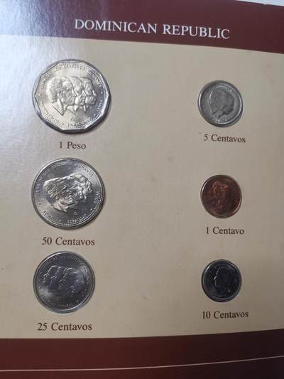 巨藏钱币第四期10月13号20点开拍 多米尼加硬币富兰克林邮币卡封装