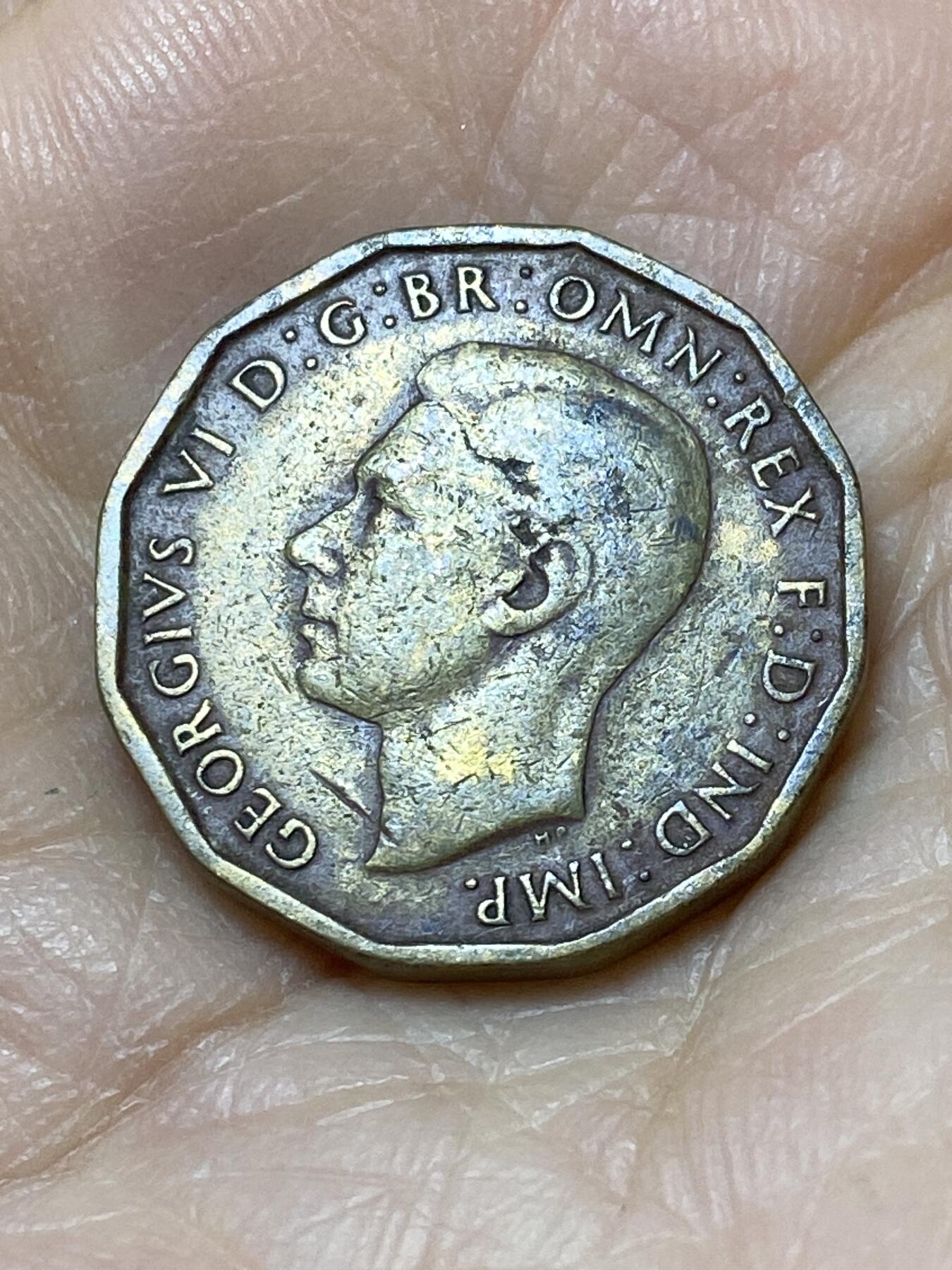 2025年第一百零八场(总第一百三十四场）外国好品散币(免佣金) 英国🇬🇧1945年3便士(乔治六世第一版)