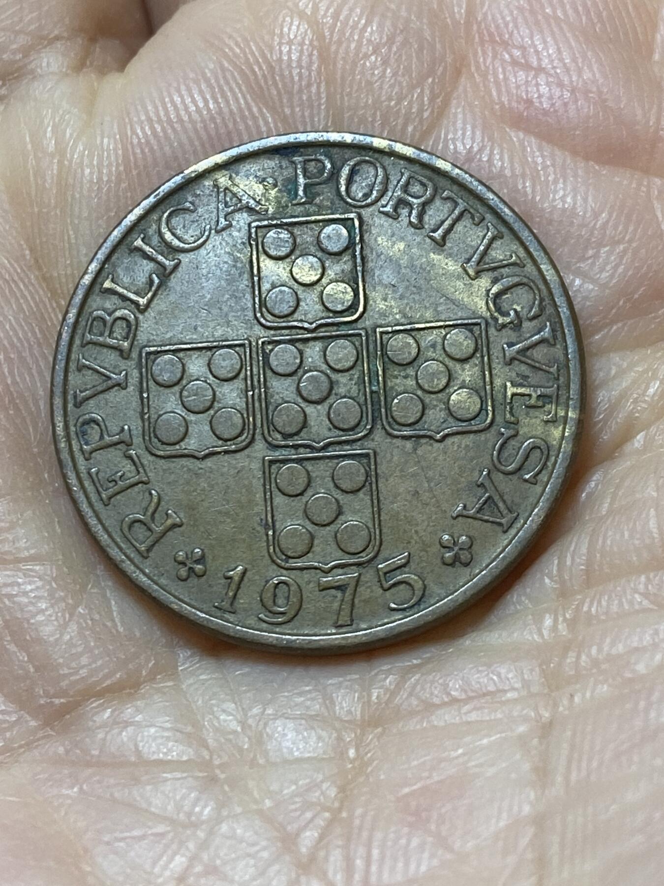 2025年第一百零八场(总第一百三十四场）外国好品散币(免佣金) 葡萄牙🇵🇹1975年1埃斯库多(共和国时期第五套第一版)