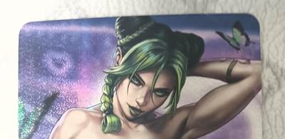 花开卡拍第42期（10月12号周日截拍，品控勿拍!!!拍品不寄存，运费5元，自制卡难免瑕疵，可能存在轻微撞角爆边等出厂瑕疵，品控介意勿拍！） - 艺术卡  jojo的奇妙冒险 空条徐伦  正反面双面艺术卡