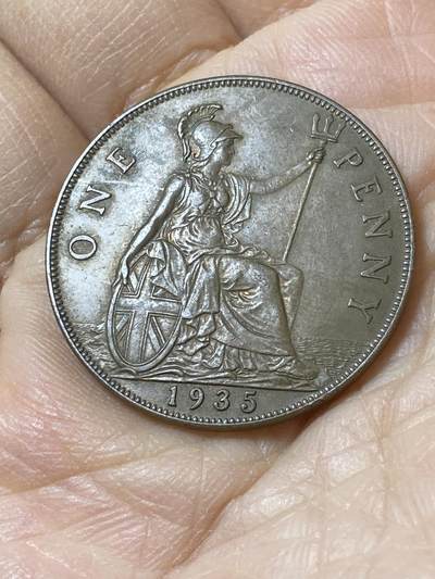 2025年第一百零八场(总第一百三十四场）外国好品散币(免佣金) - 英国🇬🇧1935年1便士(乔治五世第三版)