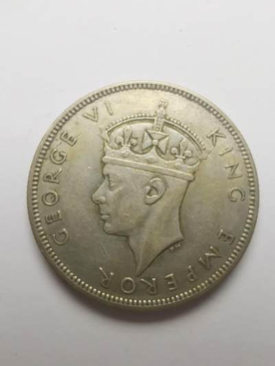 巨藏钱币第四期10月13号20点开拍 英属斐济1935年1福克银币11.2克乔治六世