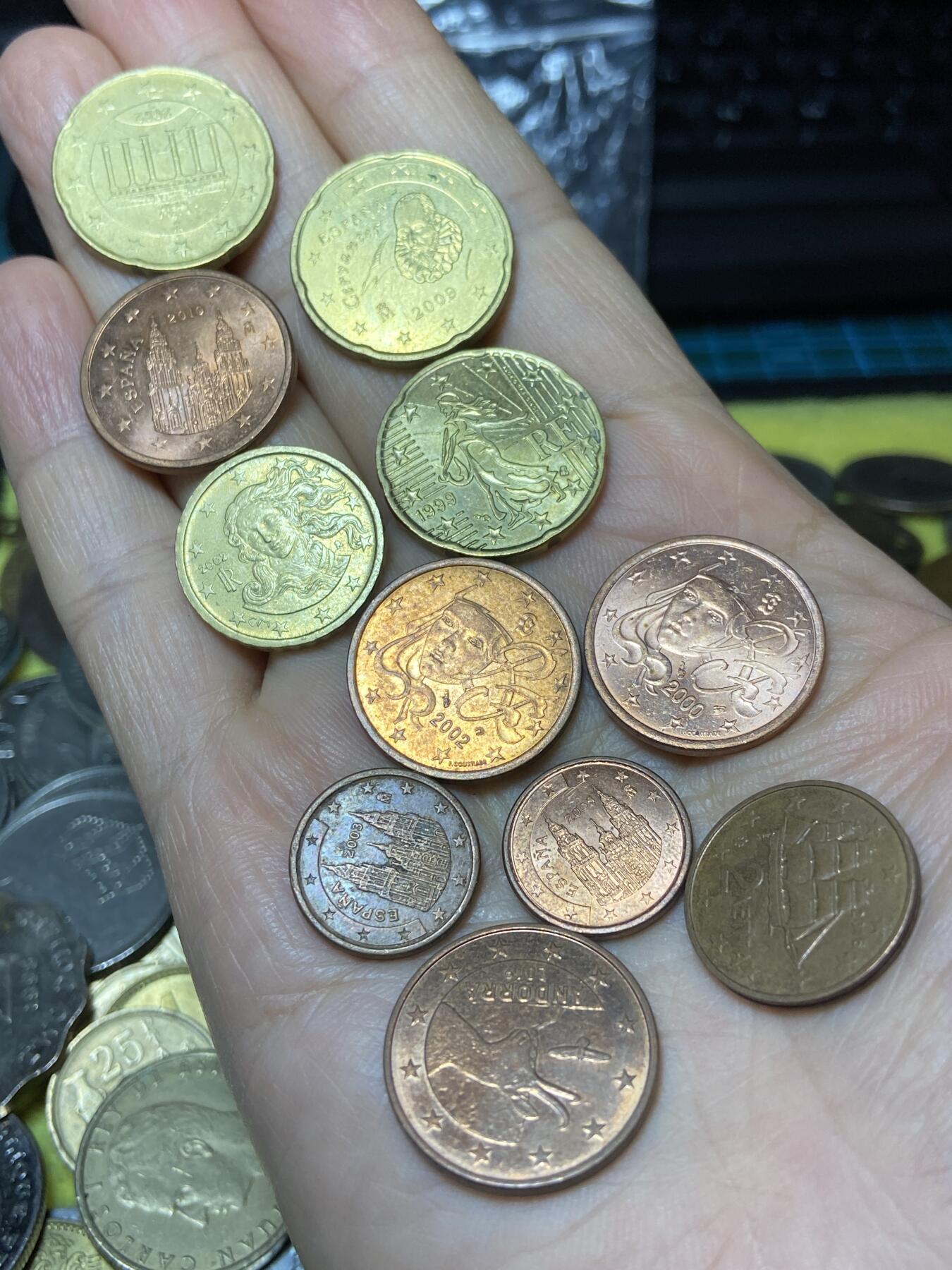 2025年第一百零八场(总第一百三十四场）外国好品散币(免佣金) 各国欧分11枚