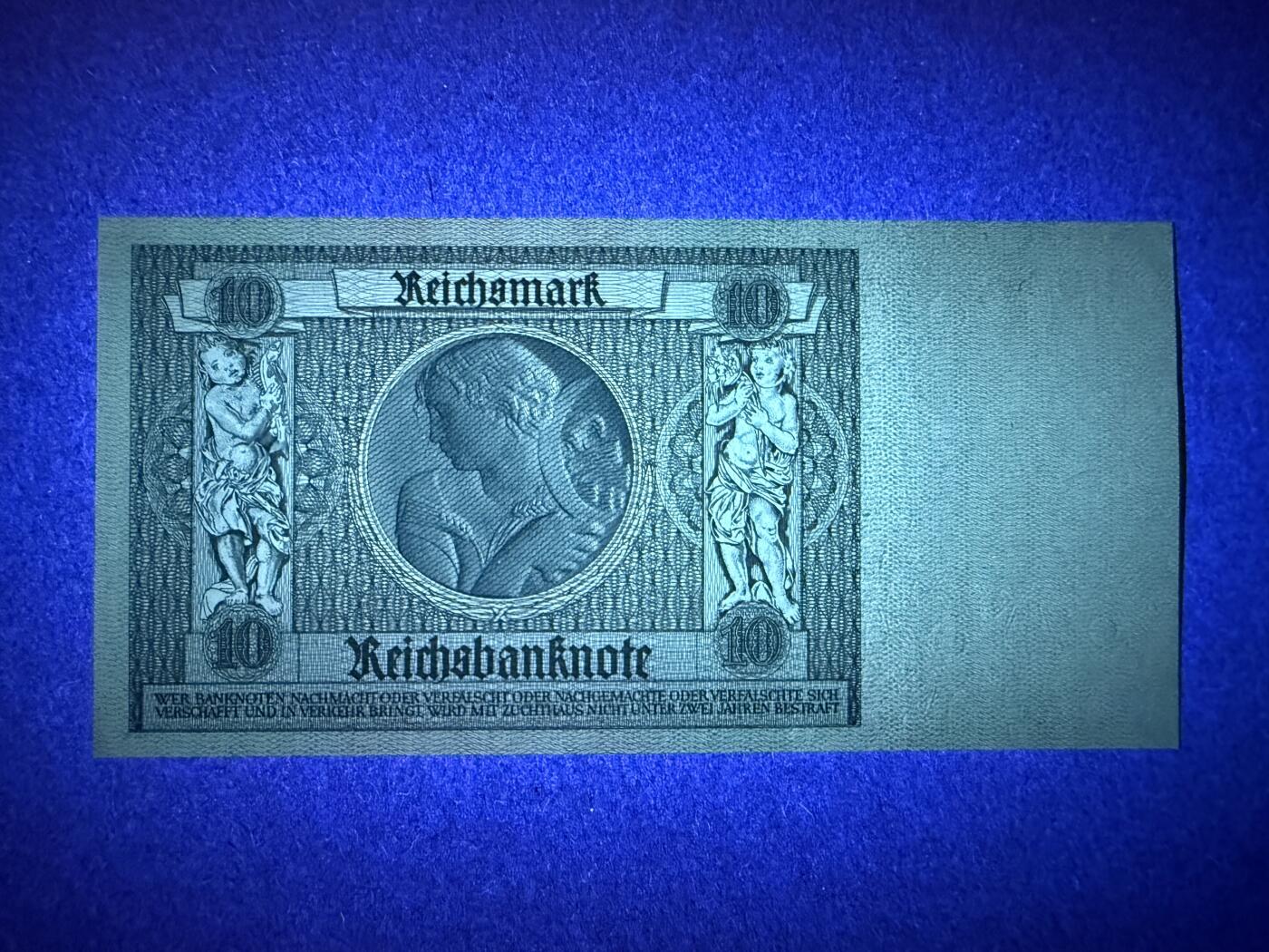 《艾美收藏》第215期-10.12周日外币畅拍 德国10马克 UNC 1929年 A冠无4双尾