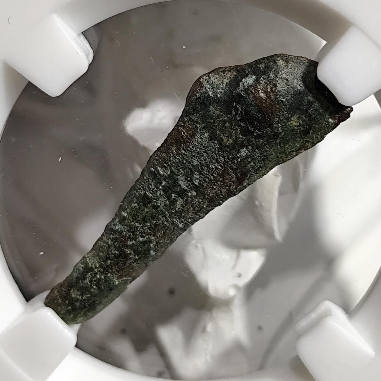 希腊罗马丝路打制币化石【中外钱币放漏】专场！陆小鱼的钱币仓，限时拍卖第080场 公元前5世纪 古希腊 奥尔比亚海豚铜币（独特的非打制工艺钱币）