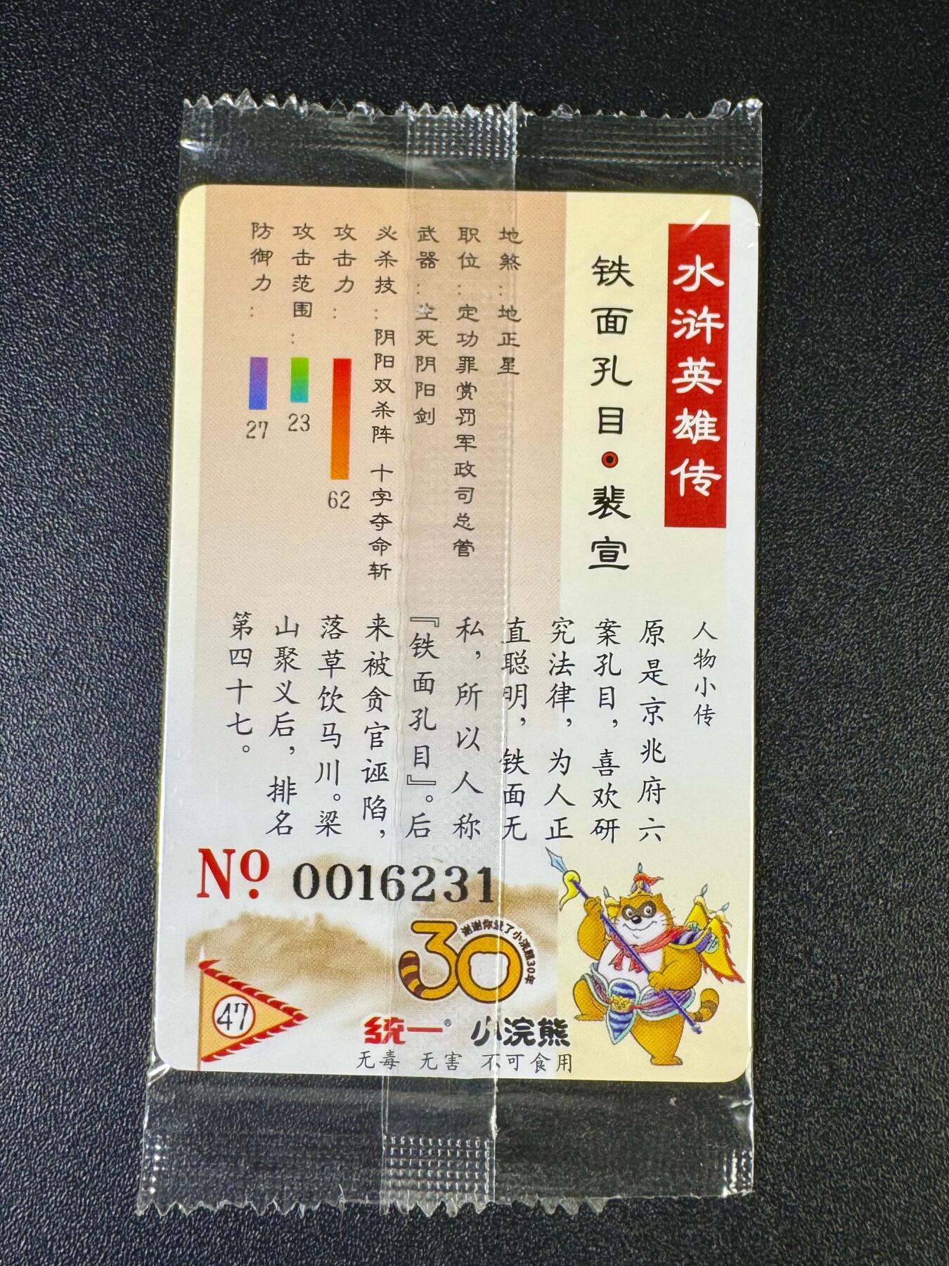 NO.12 好又多金牌大场，金戈铁马+美女如云，每周一站式配齐，方便凑单！（周6晚6点半截拍，卖家送拍0抽成！） 小浣熊30周年 裴宣16231 大编卡基本无瑕 放大镜勿拍无售后