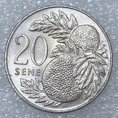 第一海外回流一元起拍收藏 散集专场  第253期 - 萨摩亚1987年20分硬币