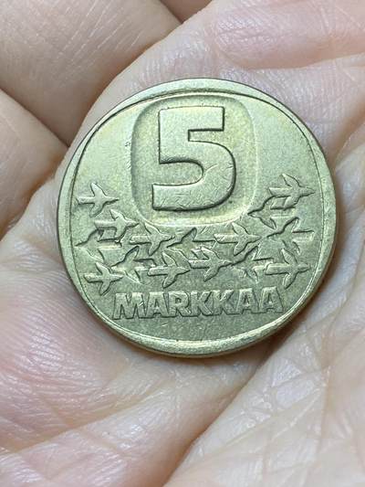 2025年第一百零八场(总第一百三十四场）外国好品散币(免佣金) - 芬兰🇫🇮1983年5马克(小破冰船，N标)