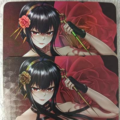 花开卡拍第42期（10月12号周日截拍，品控勿拍!!!拍品不寄存，运费5元，自制卡难免瑕疵，可能存在轻微撞角爆边等出厂瑕疵，品控介意勿拍！） - 艺术卡，约尔对卡两张，彩闪，