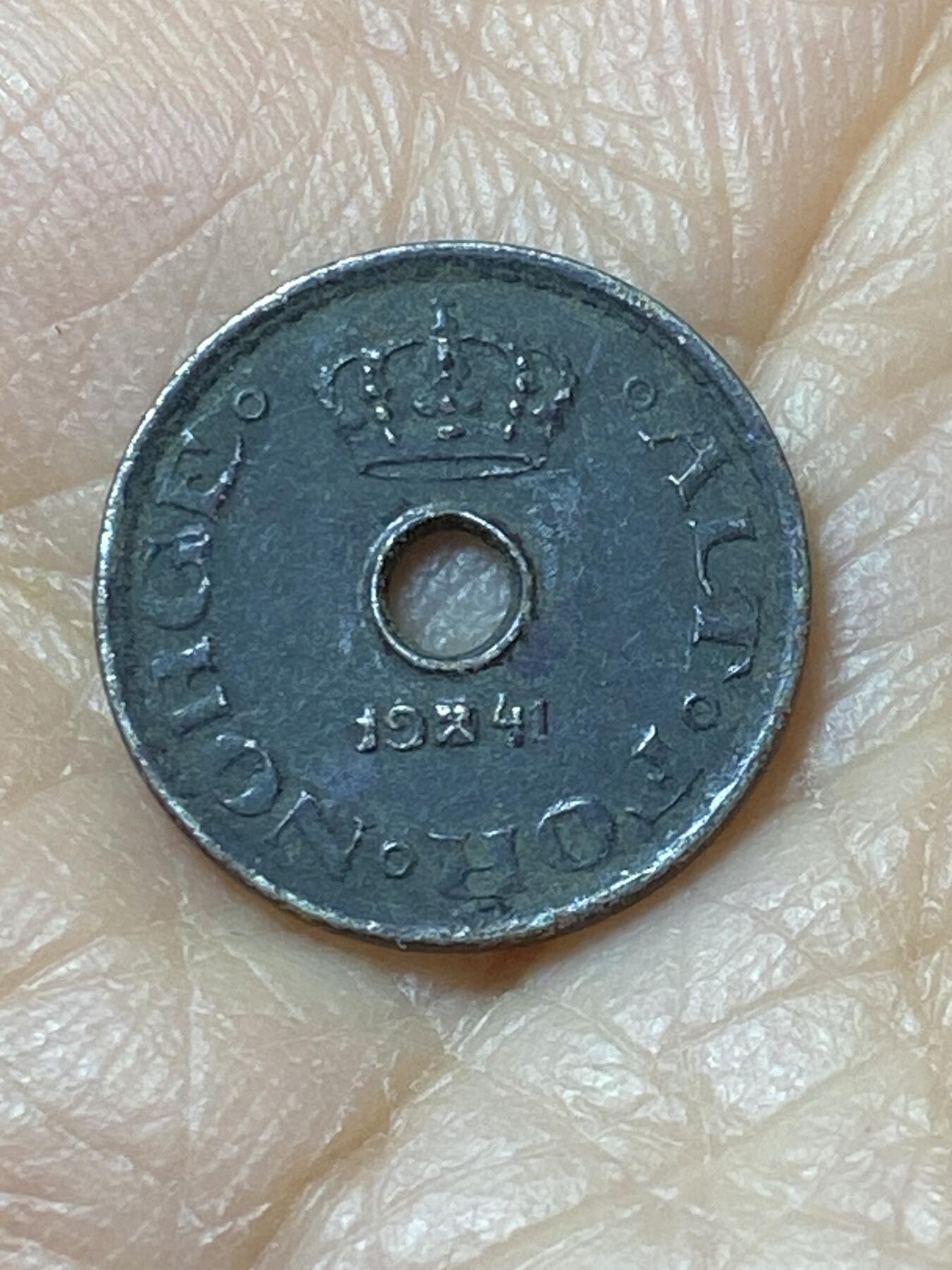 2025年第一百零八场(总第一百三十四场）外国好品散币(免佣金) 挪威🇳🇴1941年10欧尔(哈康七世第三版)