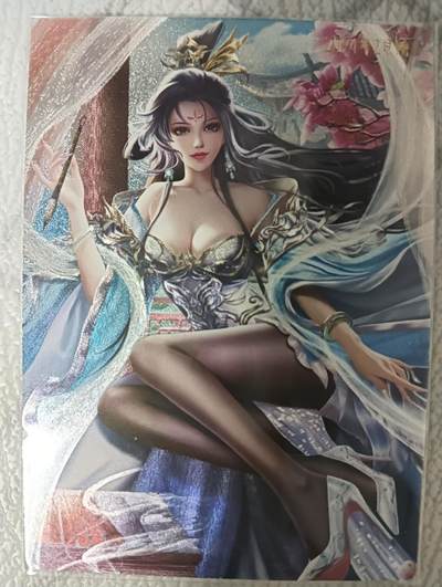 花开卡拍第42期（10月12号周日截拍，品控勿拍!!!拍品不寄存，运费5元，自制卡难免瑕疵，可能存在轻微撞角爆边等出厂瑕疵，品控介意勿拍！） - 卡玩帕克 满赠卡 曹植粗闪