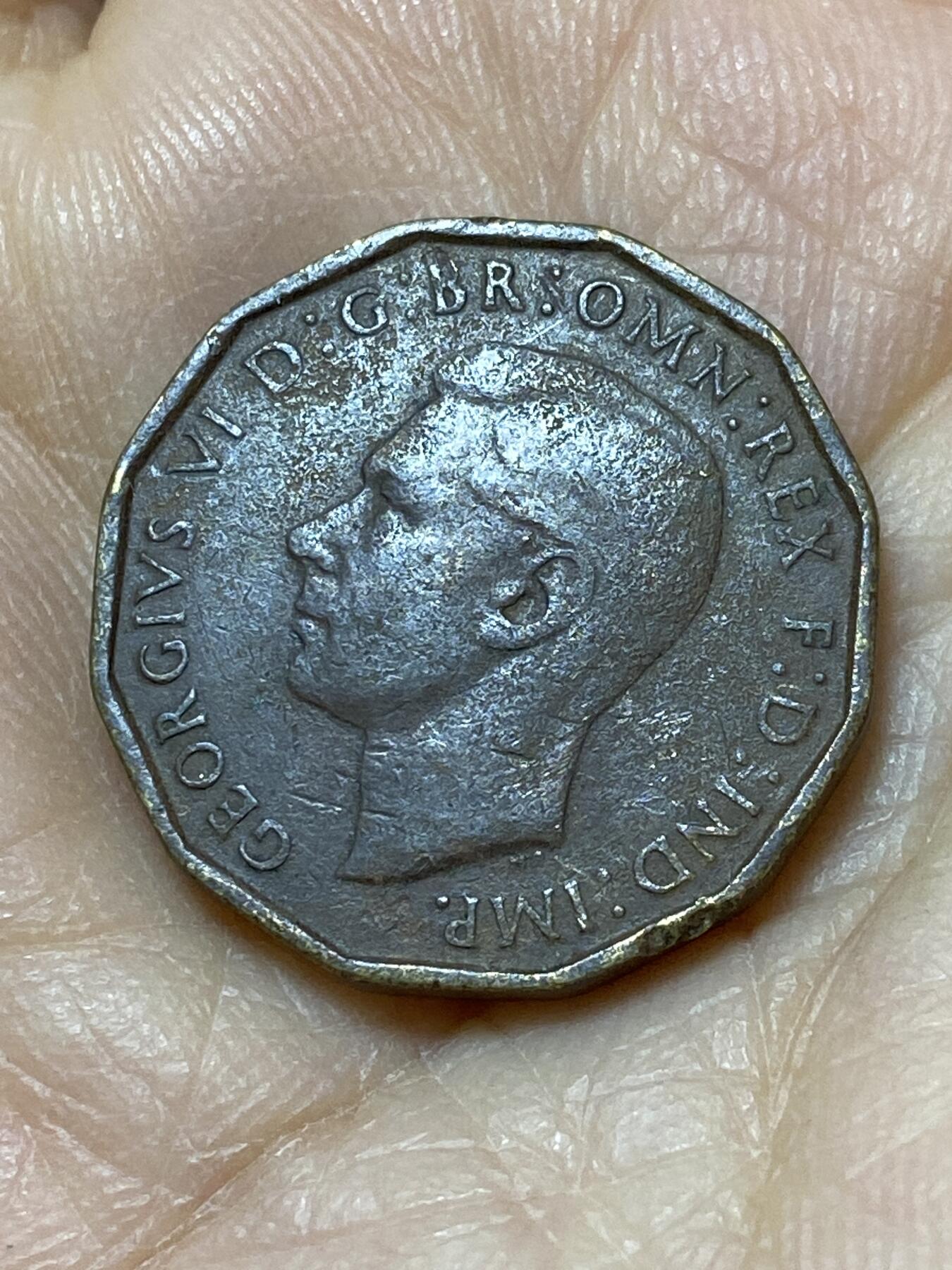 2025年第一百零八场(总第一百三十四场）外国好品散币(免佣金) 英国🇬🇧1943年3便士(乔治六世第一版)