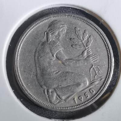 沼泽如烟--第871场 - 德国1950年50芬尼