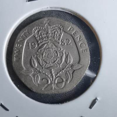 沼泽如烟--第870场 - 英国1982年20便士
