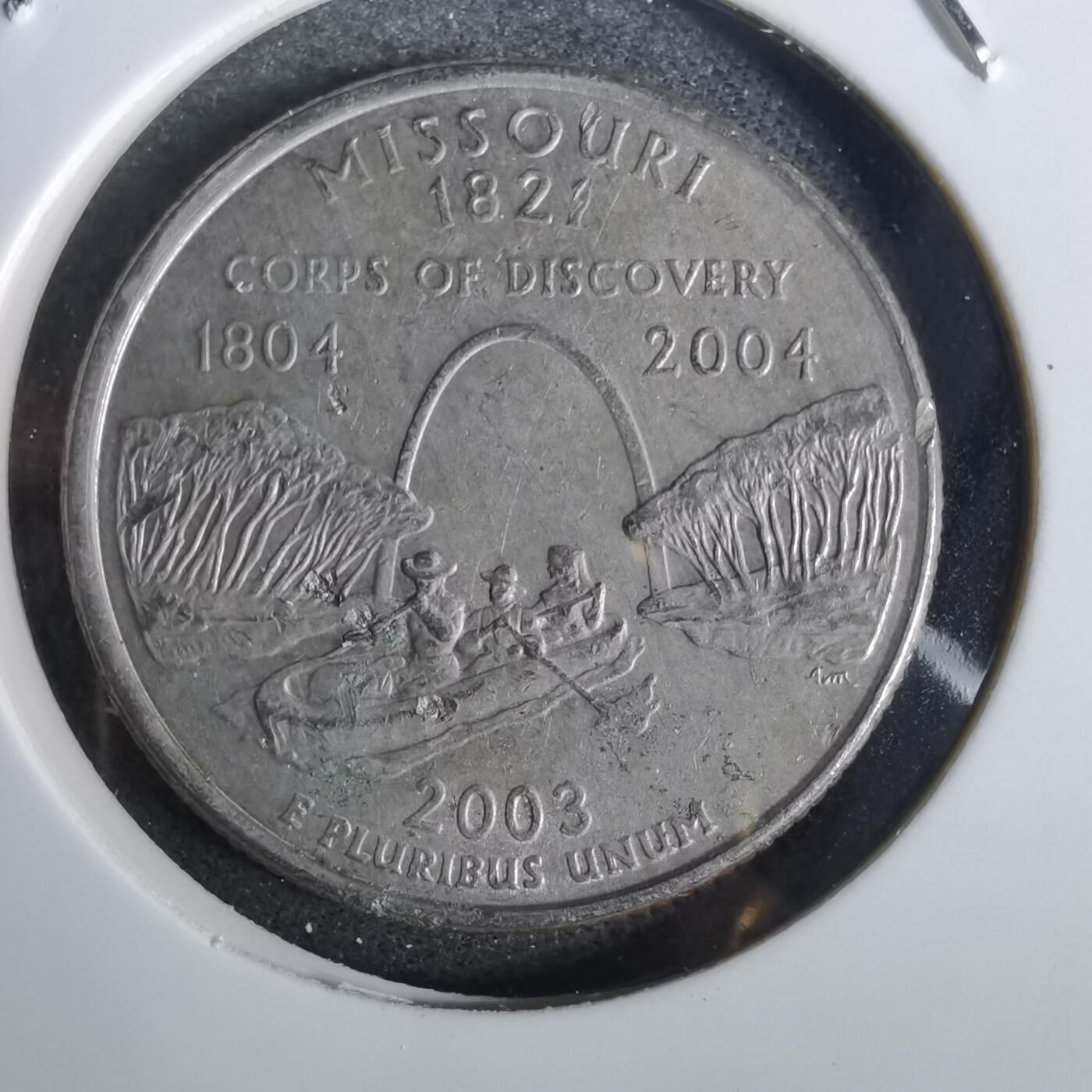 沼泽如烟--第871场 美国2003年25分纪念币