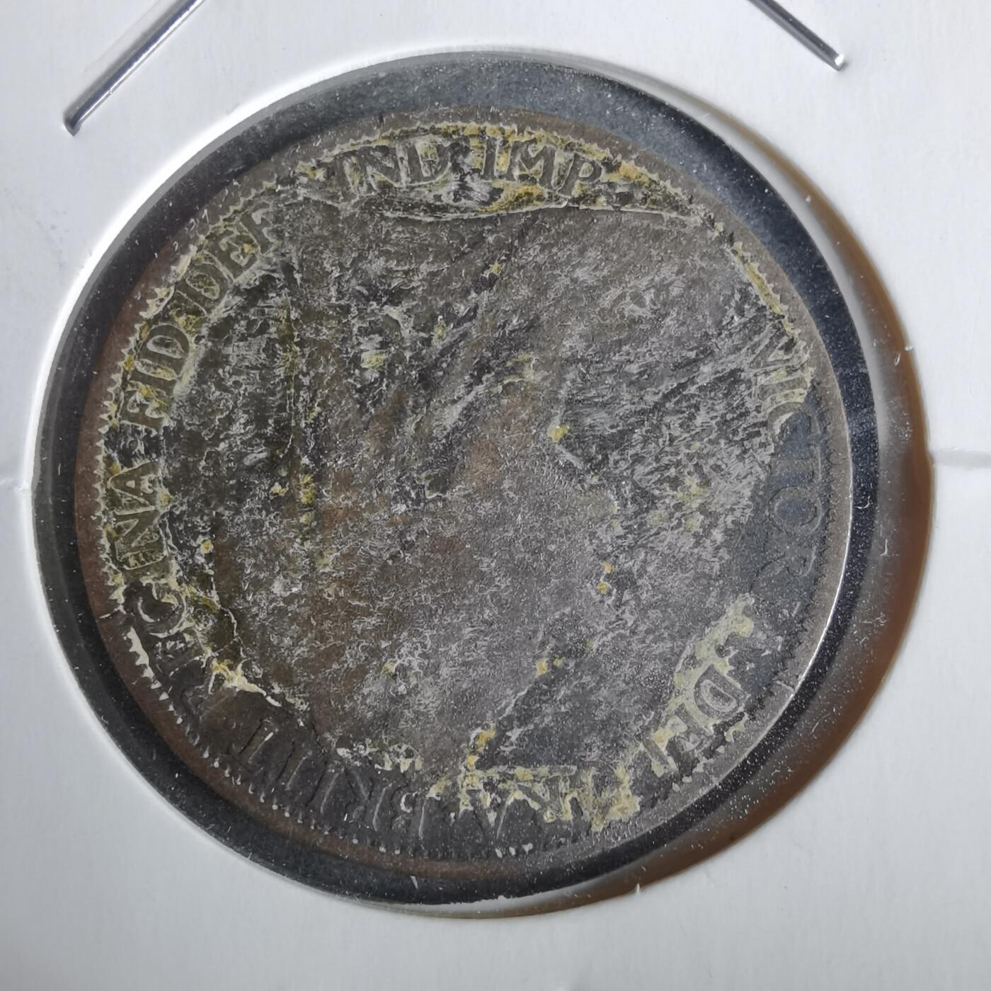 沼泽如烟--第871场 英国1898年1便士