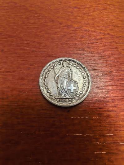 长老汇马年精选第八场拍卖 - 1965瑞士女神1/2法郎银币，2.5克835银