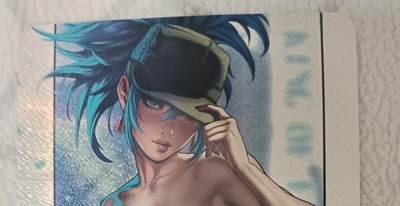 花开卡拍第42期（10月12号周日截拍，品控勿拍!!!拍品不寄存，运费5元，自制卡难免瑕疵，可能存在轻微撞角爆边等出厂瑕疵，品控介意勿拍！） - 艺术卡 拳王 莉安娜 清凉单卡