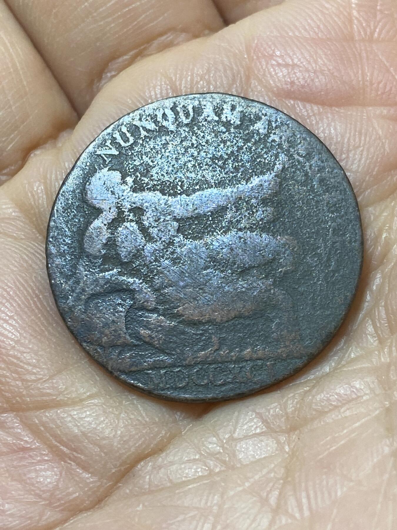 2025年第一百零八场(总第一百三十四场）外国好品散币(免佣金) 英国🇬🇧1791年半便士代币(苏格兰拉纳克郡–格拉斯哥商业代币)